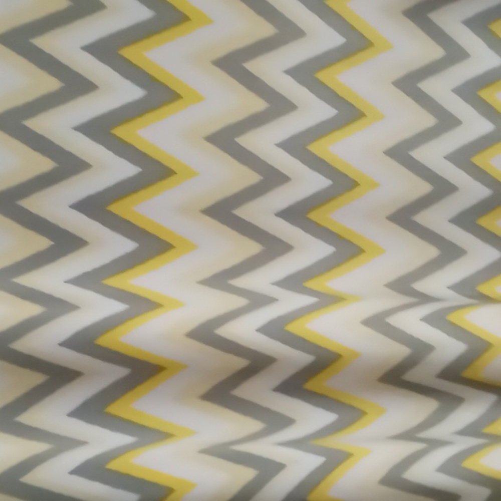Messini Yellow Chevron Pattern W Keyhole Front 3/… - image 4